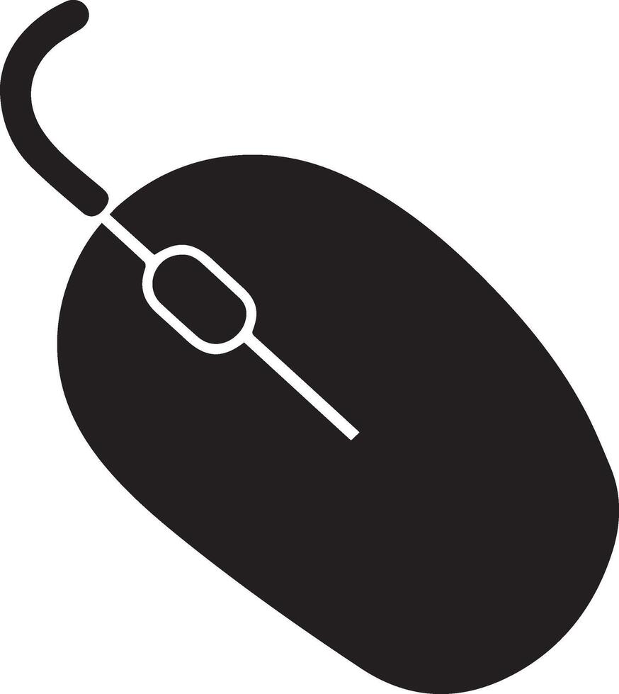 A Computer Mouse Icon design vector