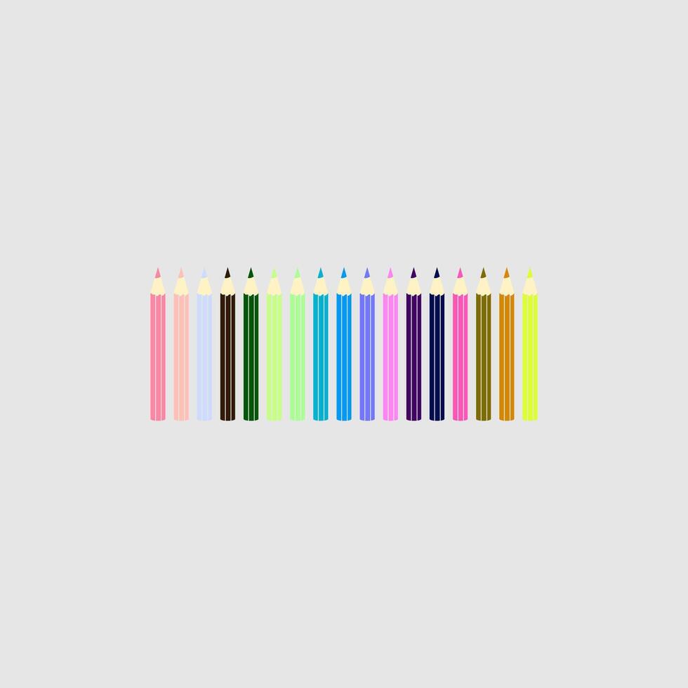 coloring pencil icon vector