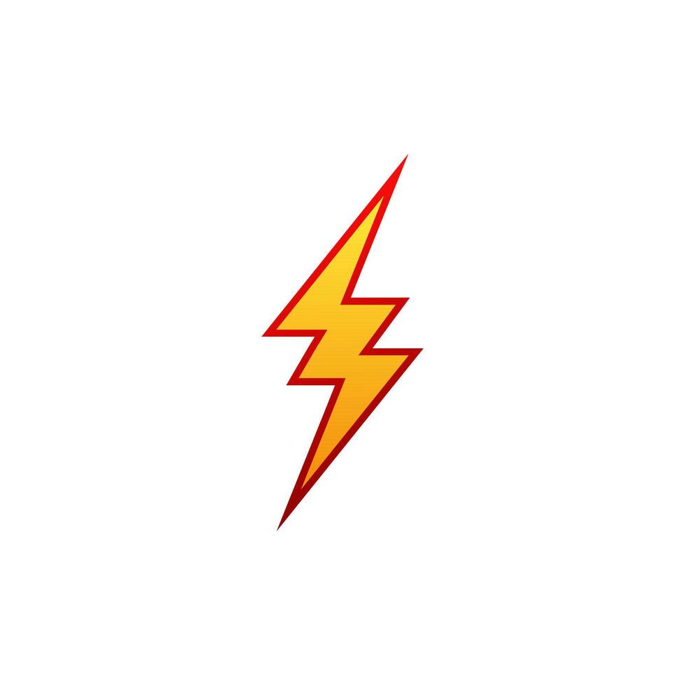 Innovative Logo with Thunderbolt, Power vector