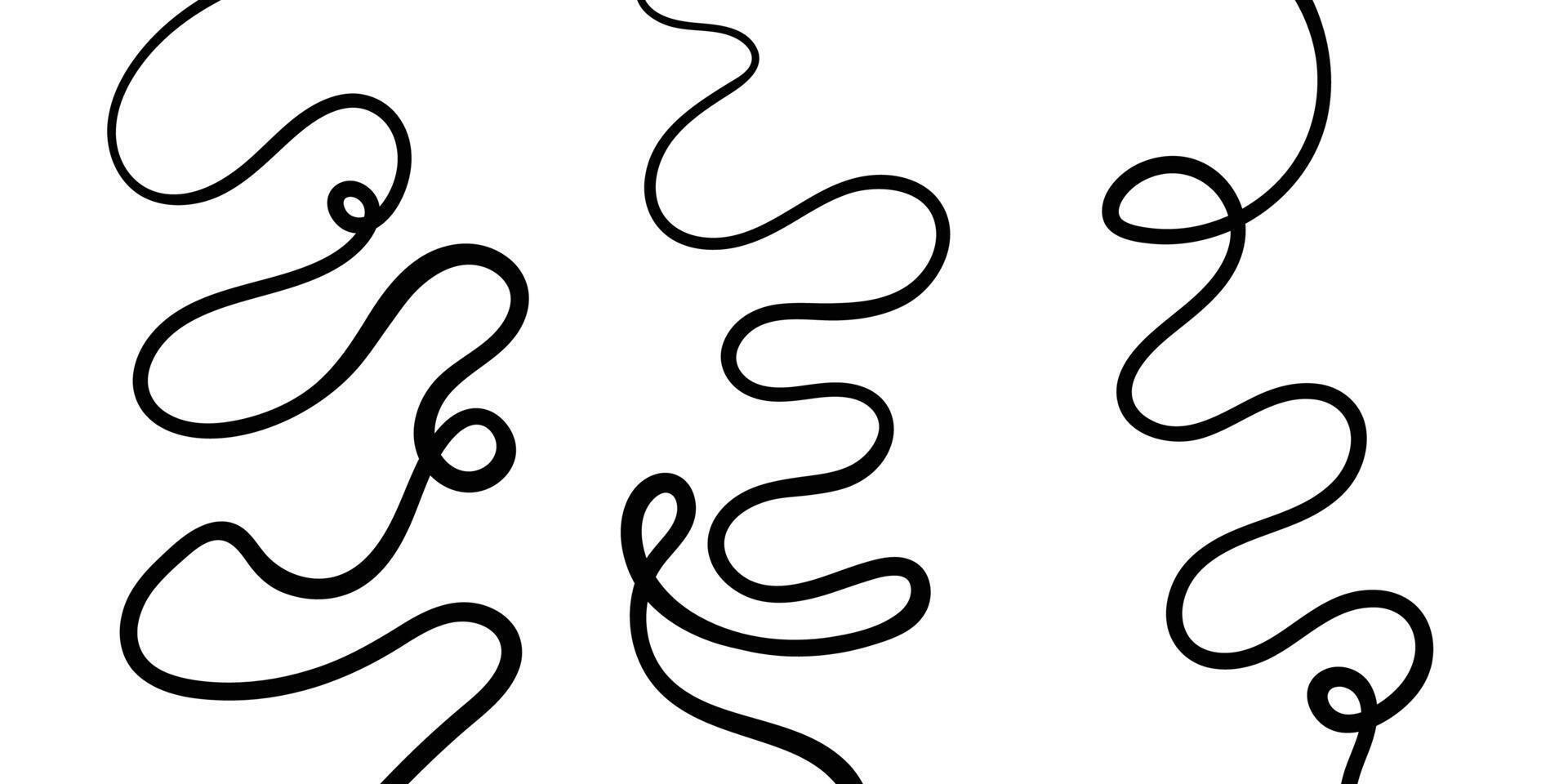 Minimalist black continuous line artistic background design. illustration vector