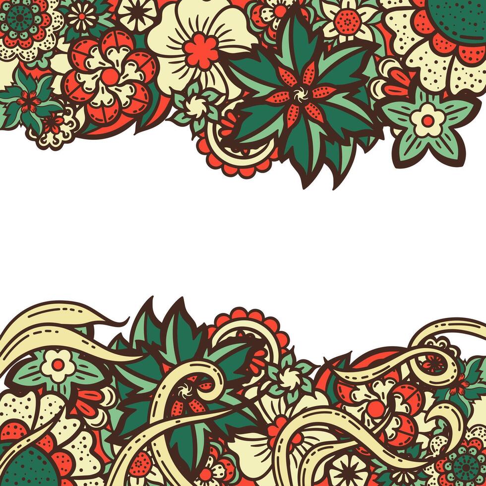 Invitation card design with ornament arabic style. vector