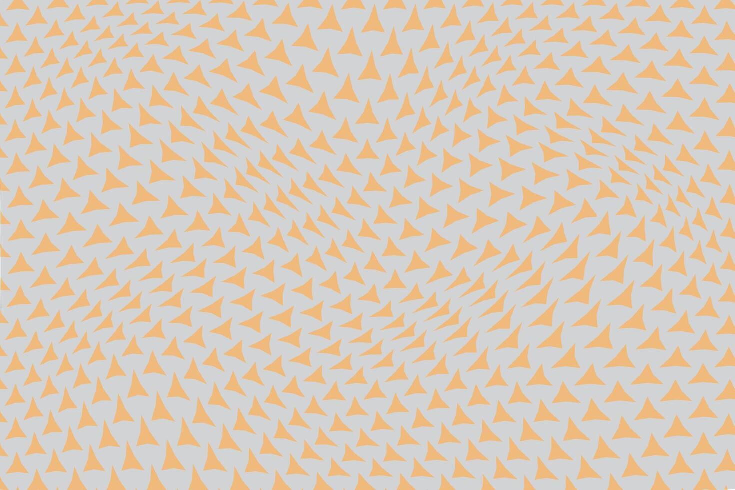 simple abstract light orange color small rectangle wavy distort pattern on lite ash color background vector