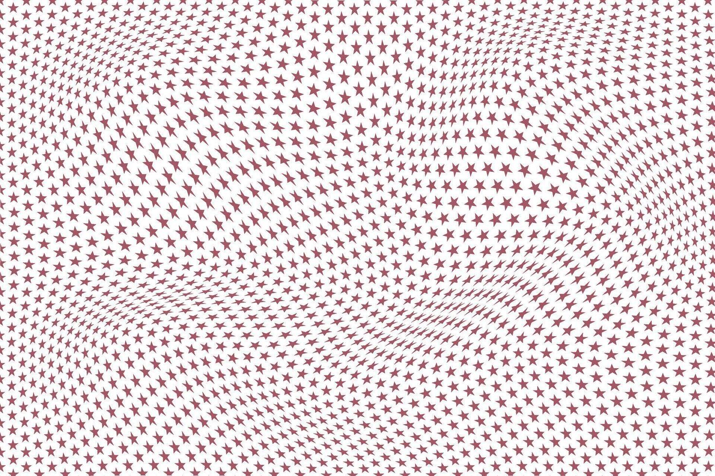 simple abstract dark color small star wavy distort pattern a pattern of red stars with a purple background vector