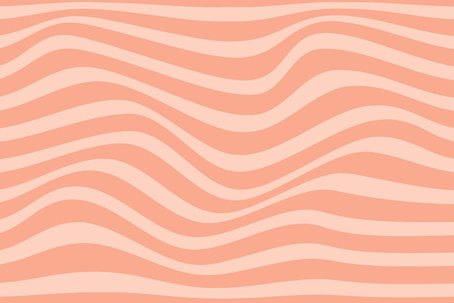 simple light drak cream color horizontal wavy distort line pattern vector