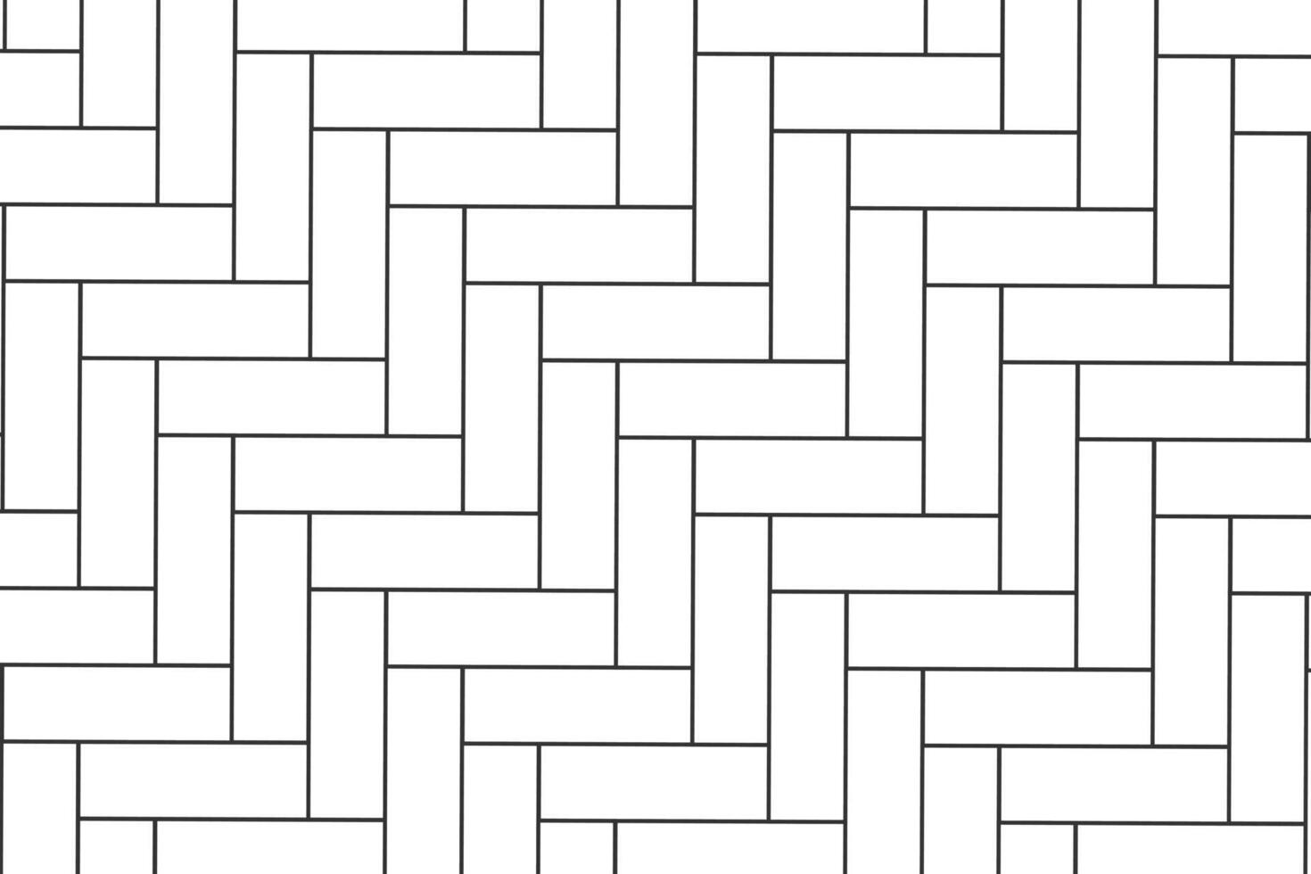 Herringbone tile pattern. Brick wall background. Fishbone parquet or panel texture. Kitchen backsplash or bathroom floor mosaic surface. Pavement layout vector