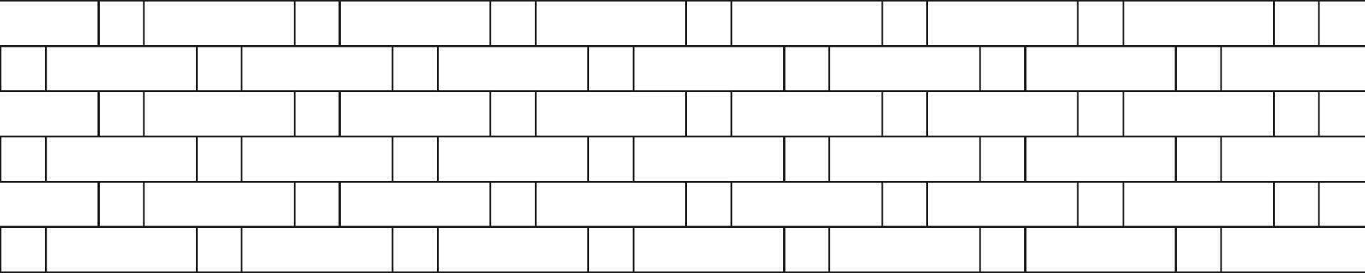 Rectangle and square tiles horizontal background. Brick wall. Kitchen backsplash. Toilet, shower or bathroom ceramic texture. Pavement layout vector