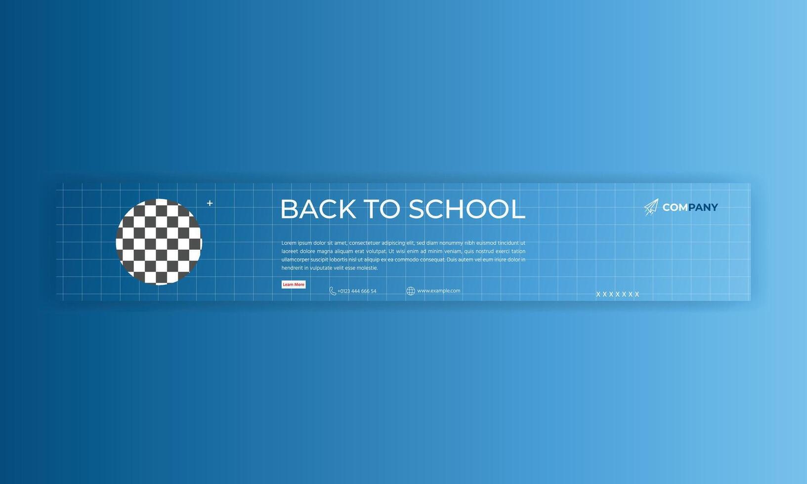 promotional banner suitable for social media posts web banners presentations and cover banners vector
