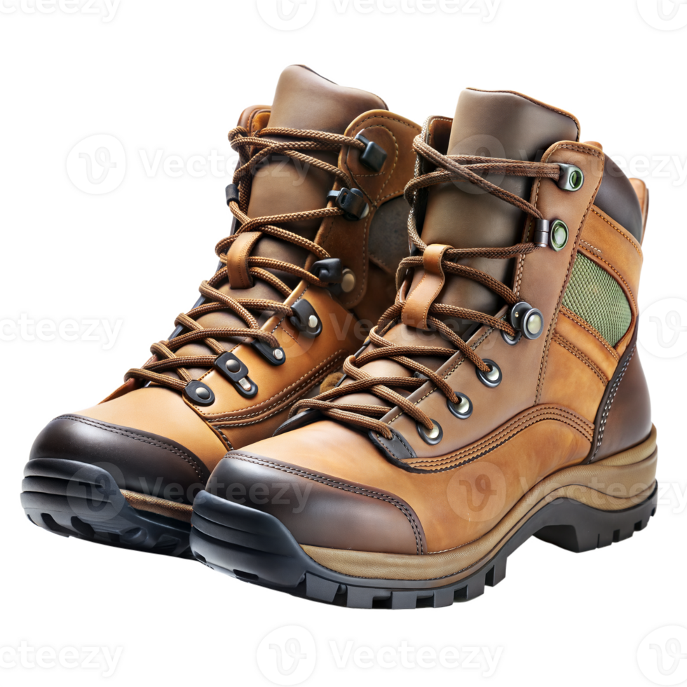 Hiking boots isolated on transparent background png