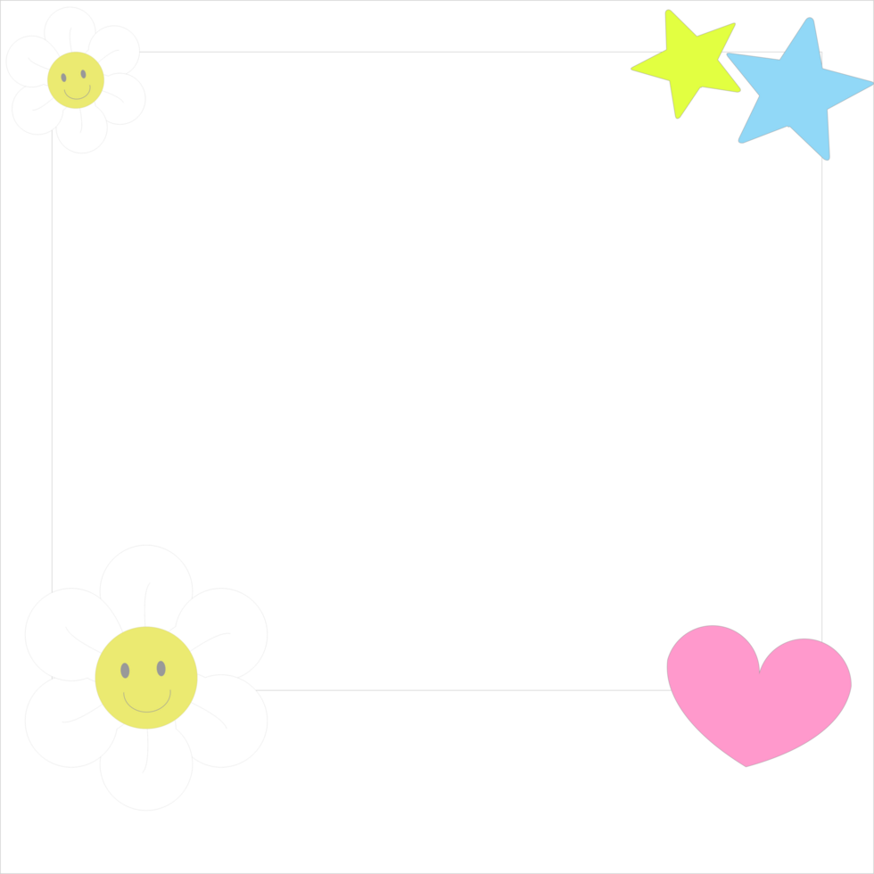 Minimal flower background png
