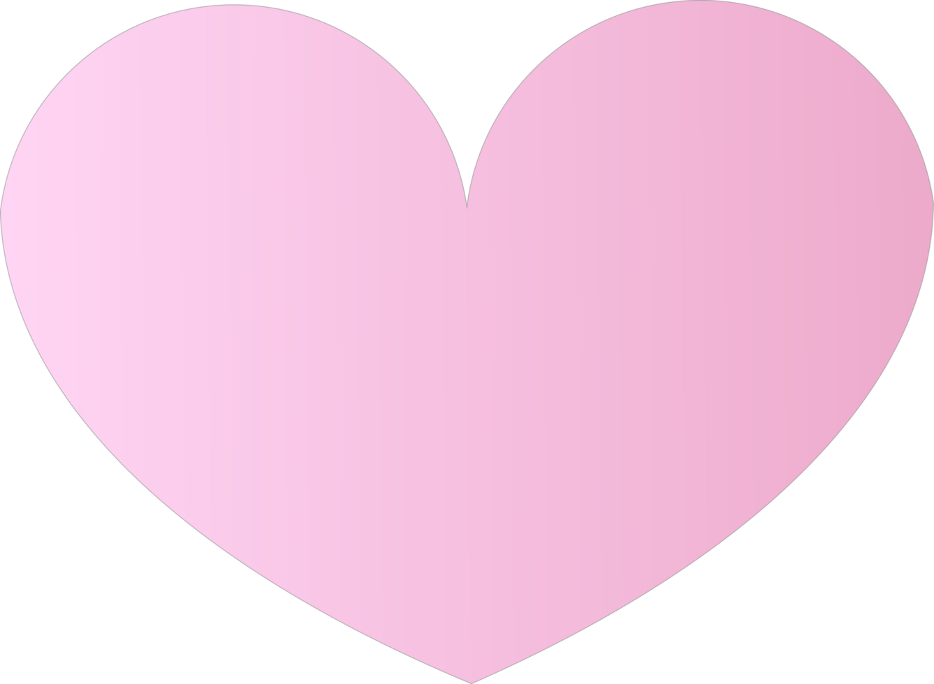 Pink heart shape png