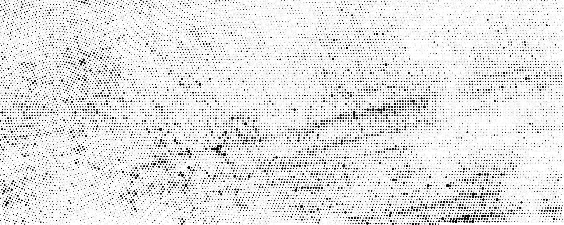 Textured background with halftone effect. Grunge noise texture. Horizontal grunge wallpaper. vector