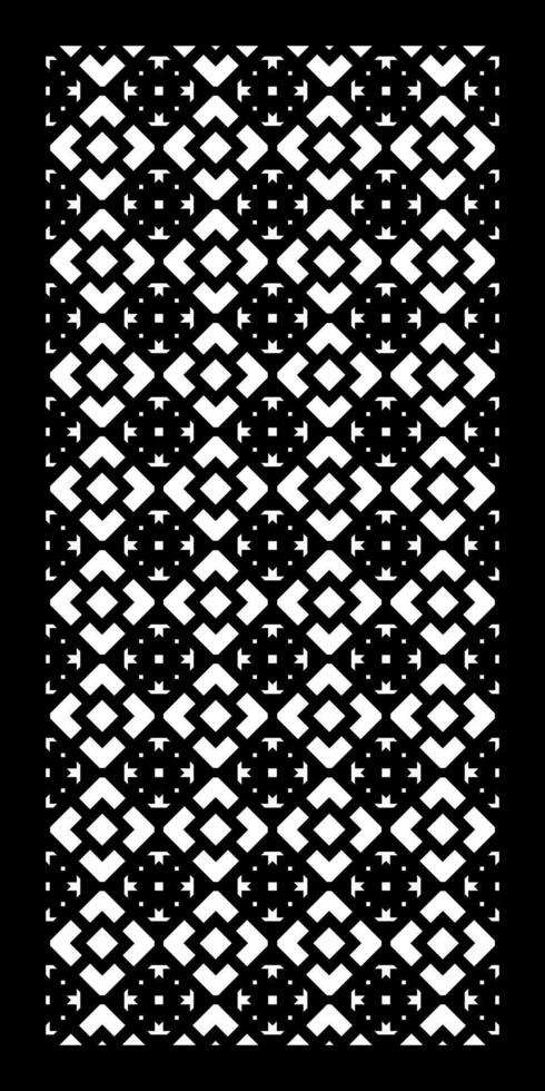 Architectural CNC Cutting for Exploring and Interlocking Geometric Patterns vector