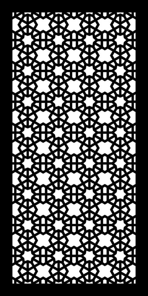 Modern Geometry for CNC Cutting Templates and Innovative Patterns in Design and Architecture vector