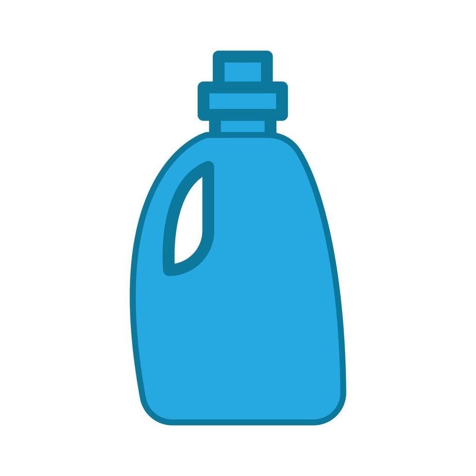 Blue Detergent Bottle Icon vector