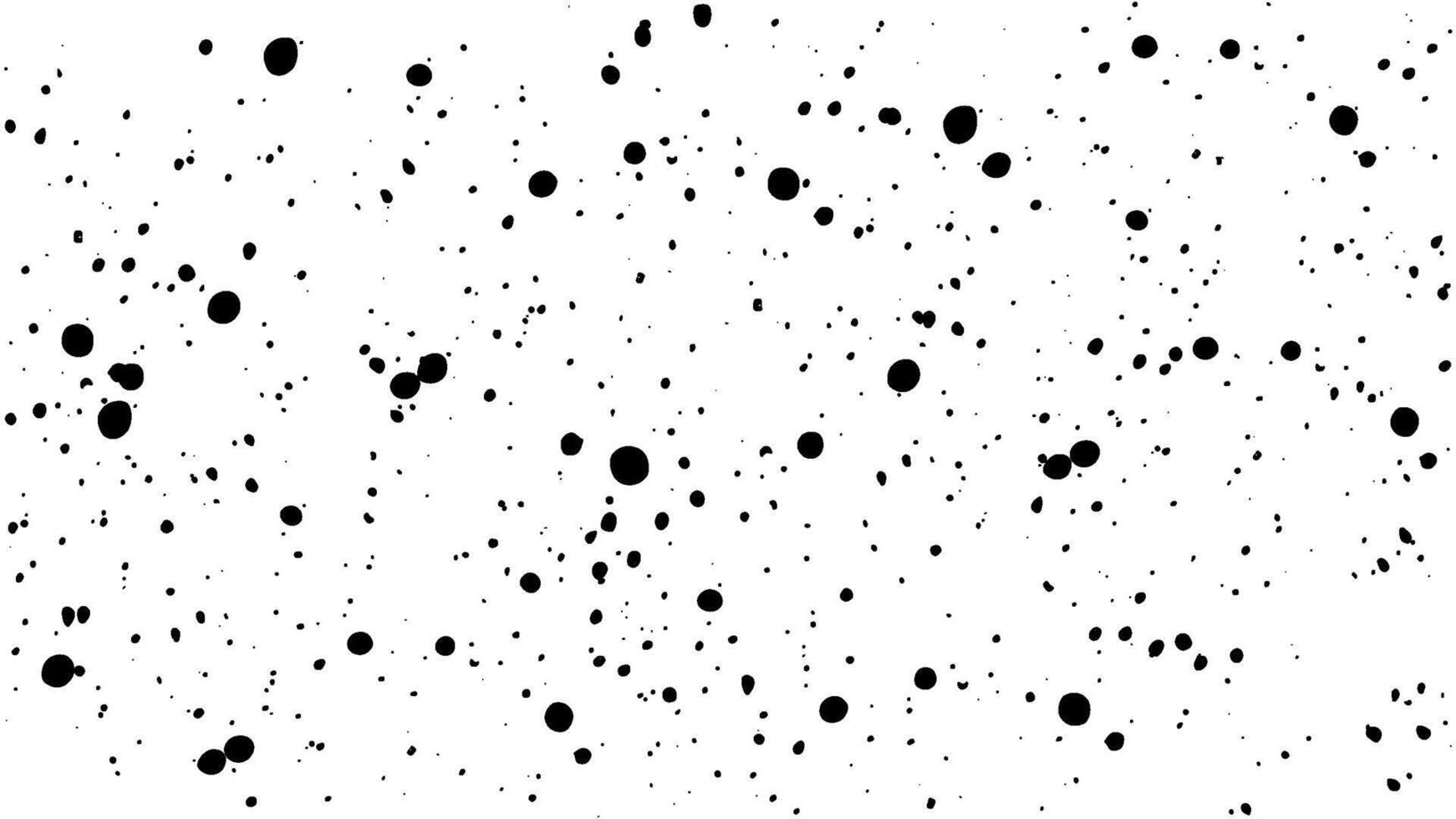 Scattered small black spots background grunge texture style vector
