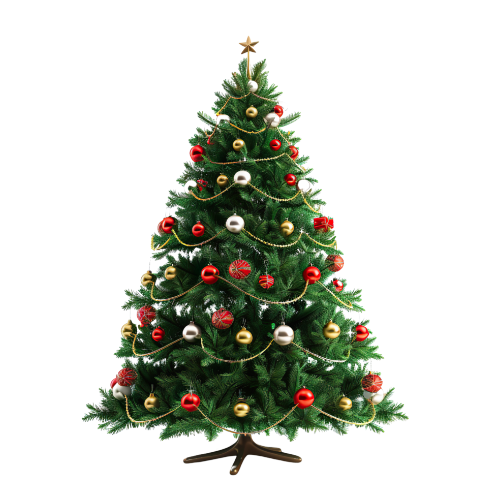 Christmas tree isolated on a transparent background. png