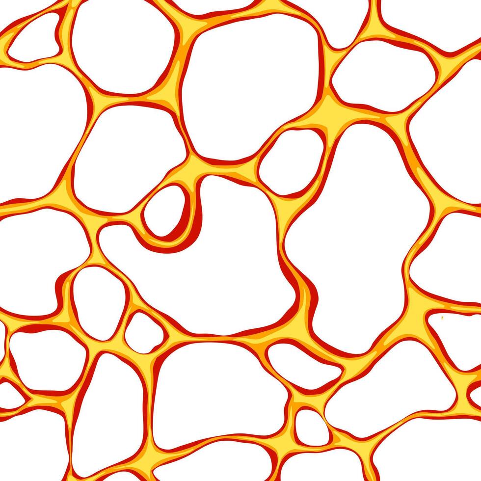 Illustration of lava flow pattern, source design vector