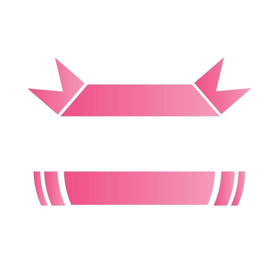 Unique pink ribbon Banner design. Pink ribbon illustration for awareness campaigns vector