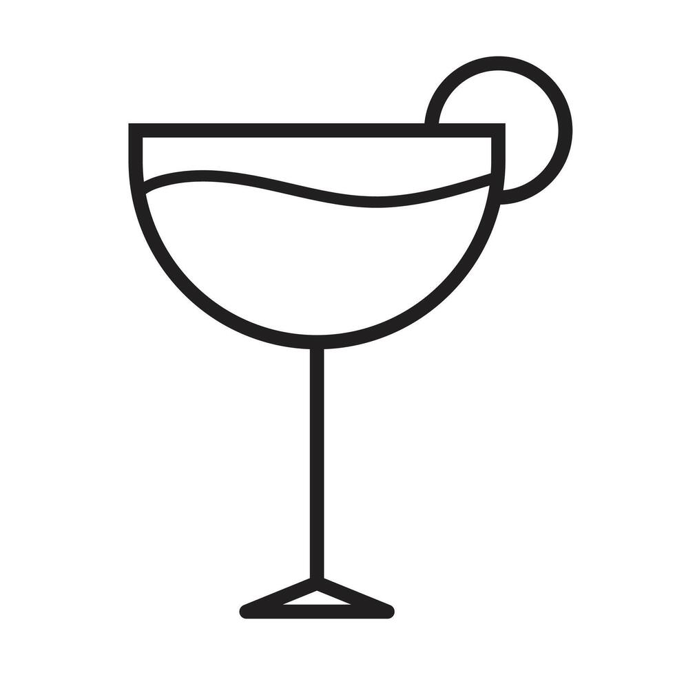 fruit juice glass icon on white background vector