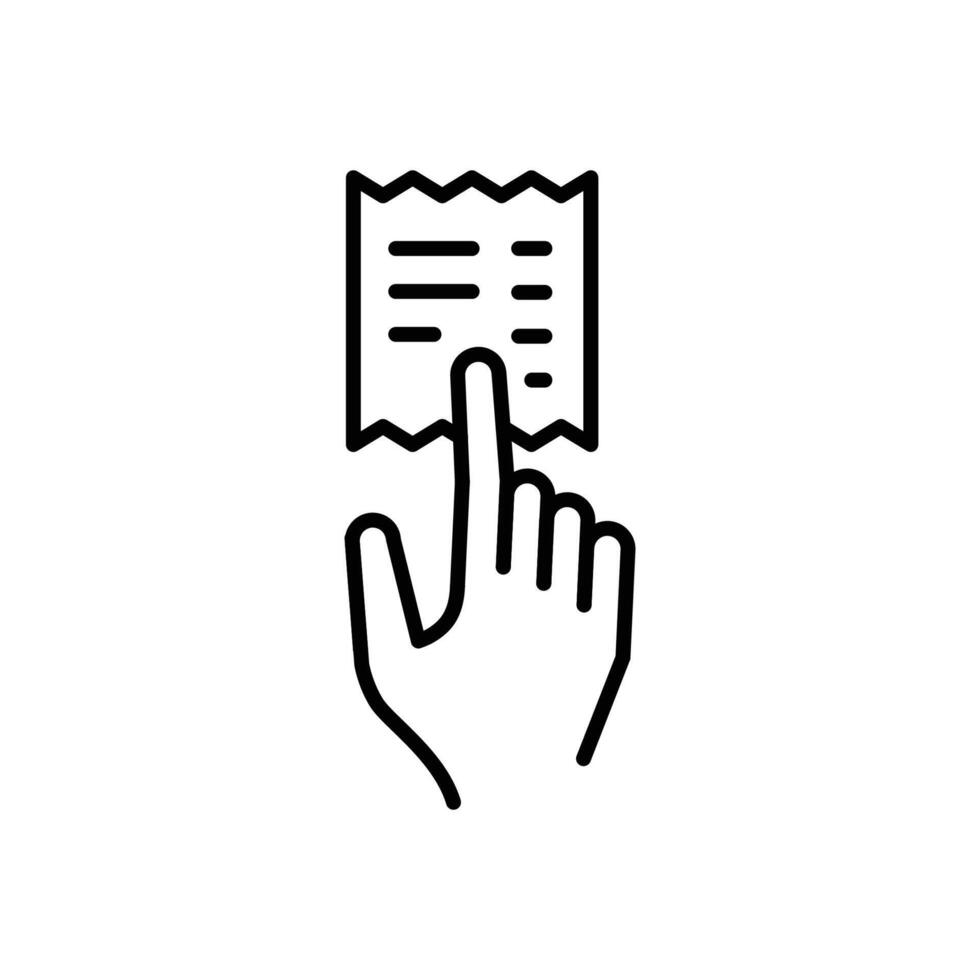 disbursement thin outline icon design good for web or mobile app vector