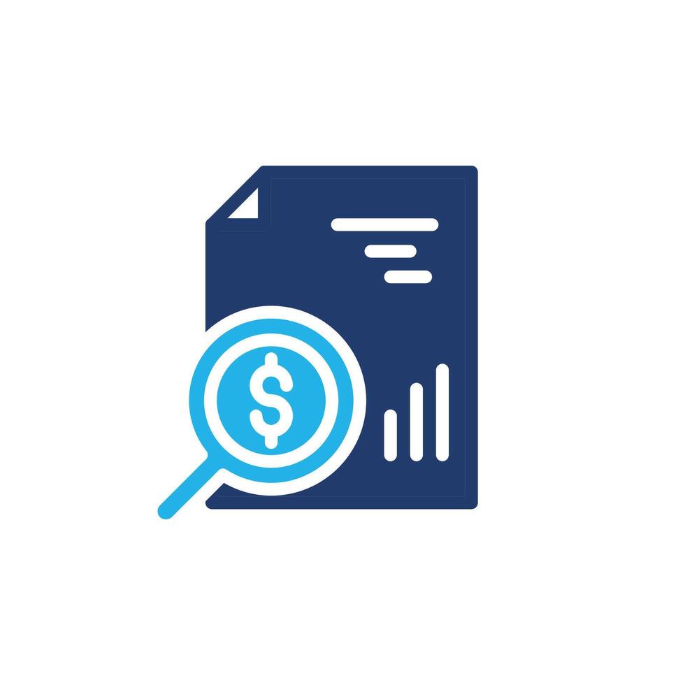 financial analitycs colored icon design good for web or mobile app vector