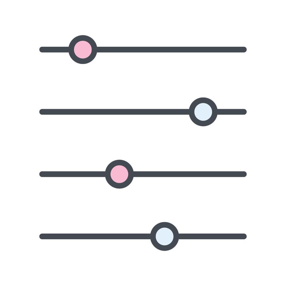 Filtering Icon Design vector