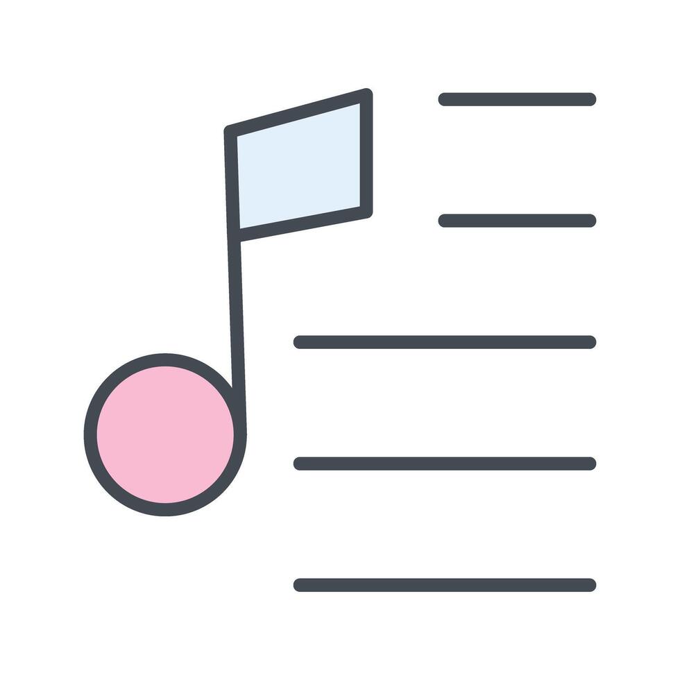 Party Playlist Icon Design vector