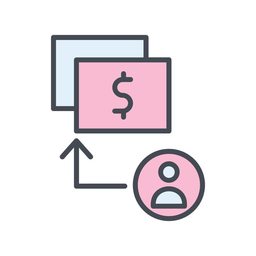 Compensation Package Icon Design vector