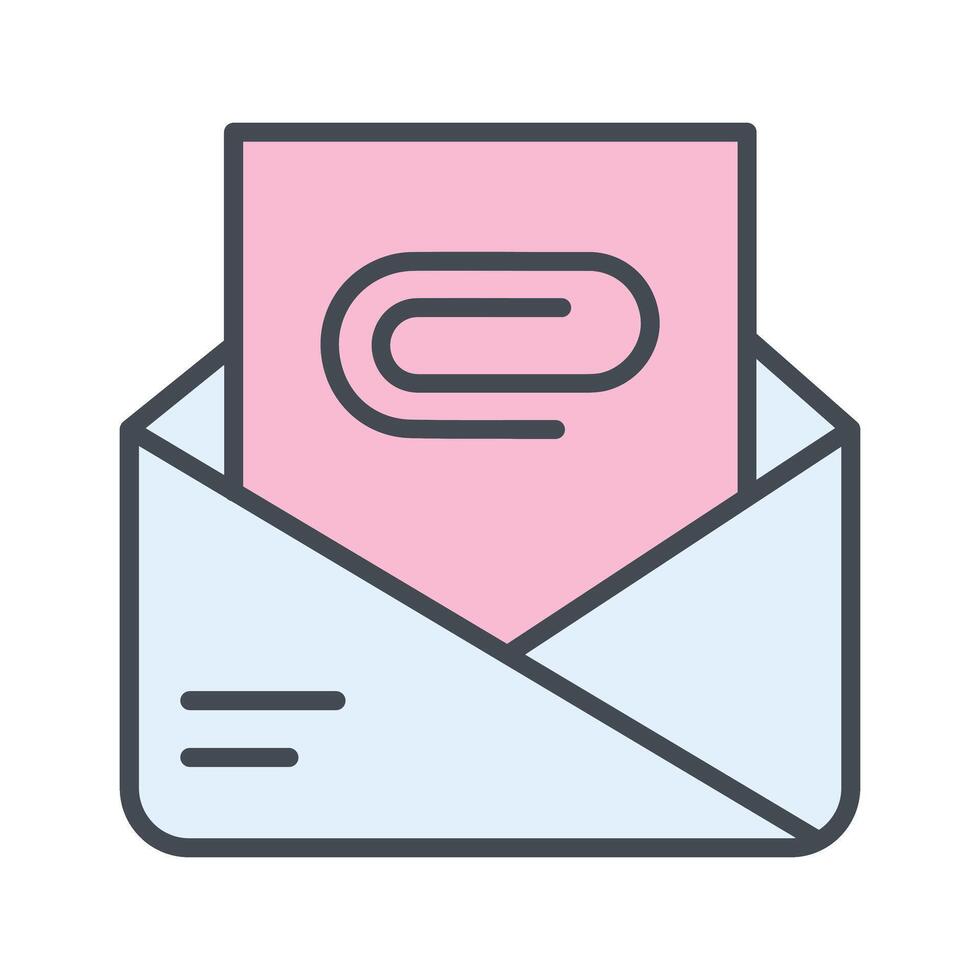Attachment Clip Icon Design vector