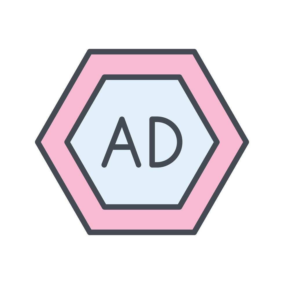 Ad Blocker Icon Design vector