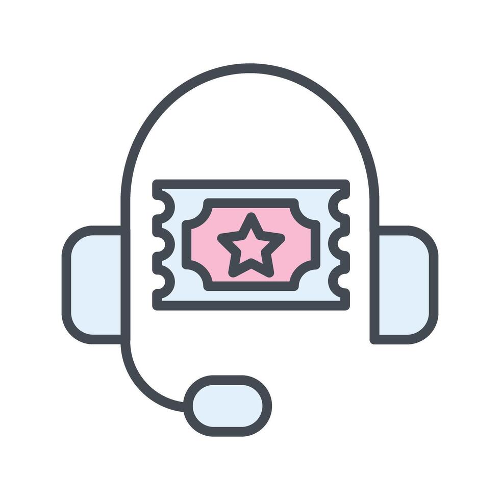 Support Ticket Icon Design vector