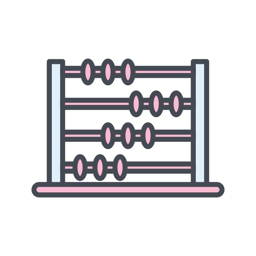 Abacus Icon Design vector
