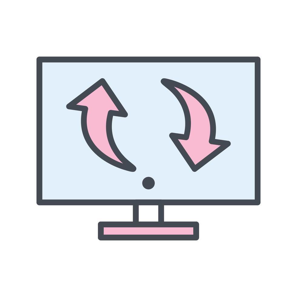 Migrate Icon Design vector