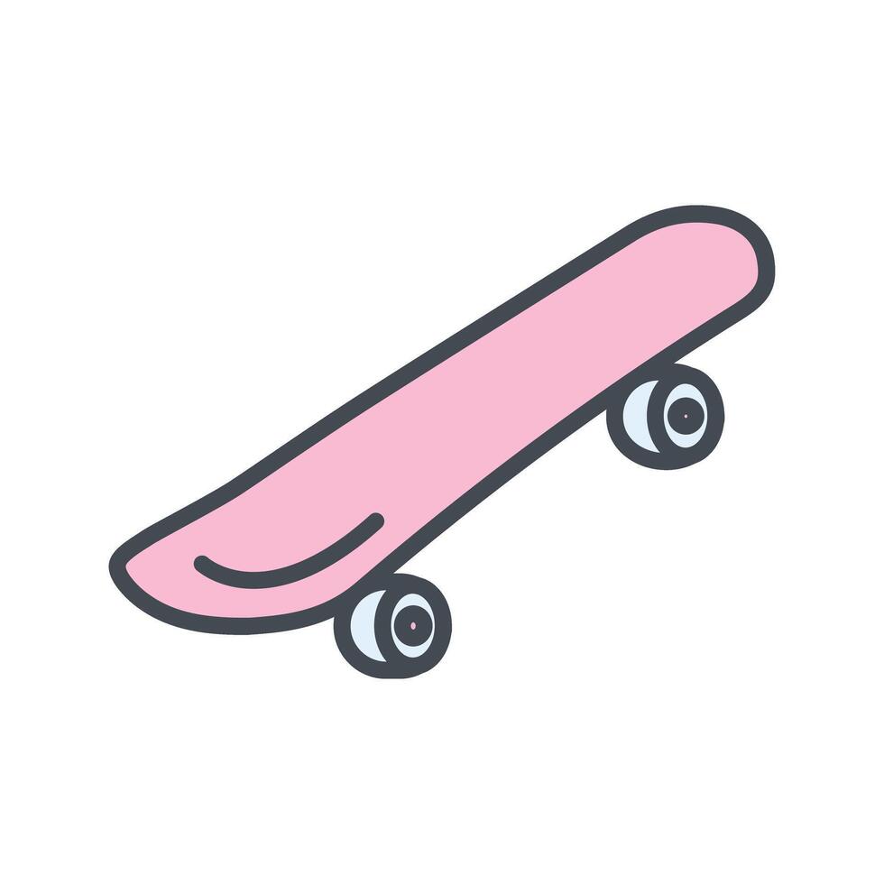 Skateboard Icon Design vector