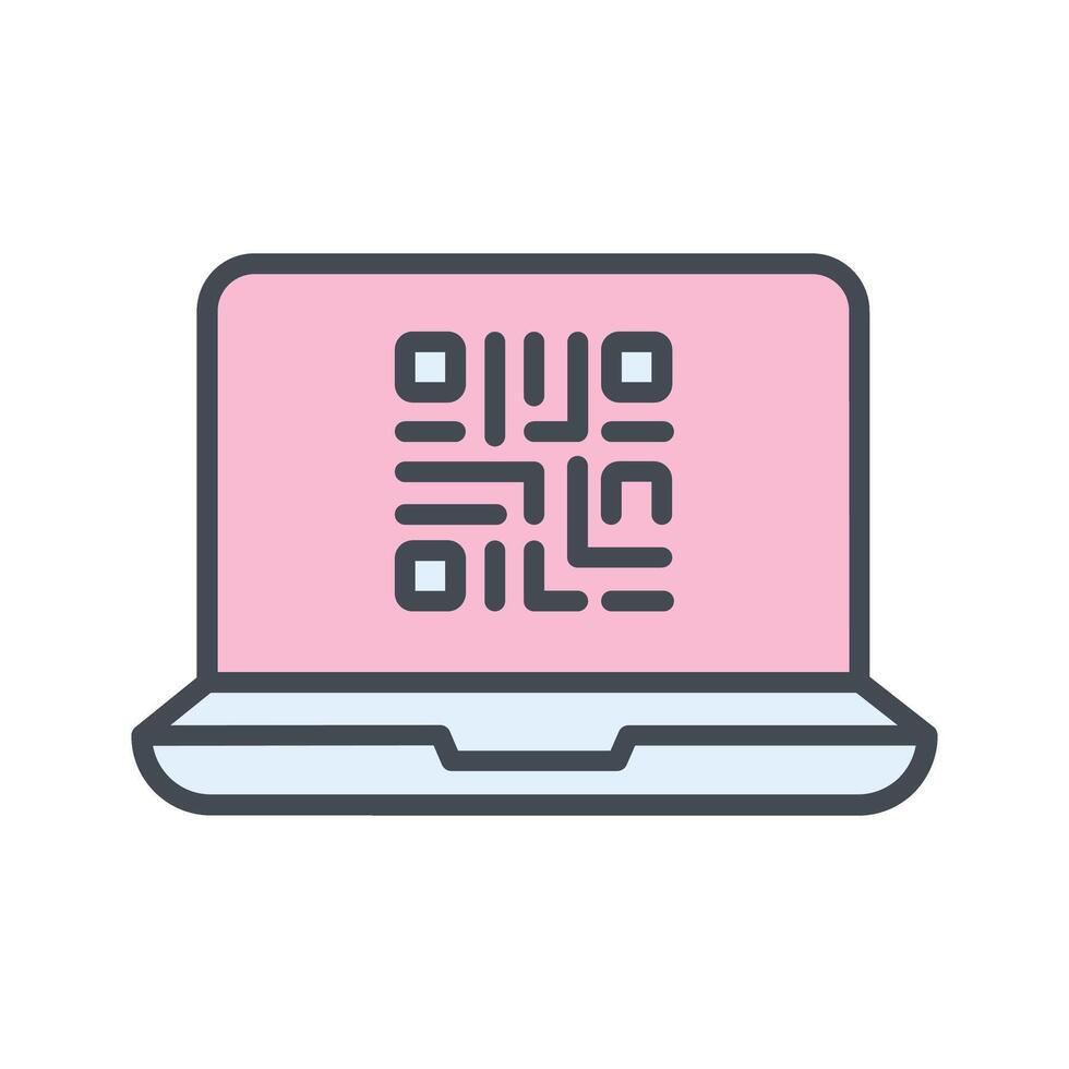 QR Code Scanner App Icon Design vector