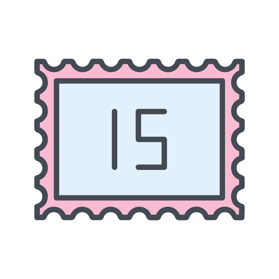 Postage Due Icon Design vector