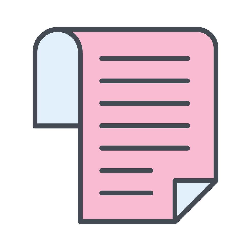 Document Icon Design vector