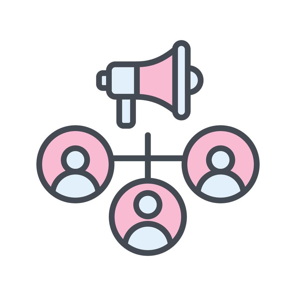 Affiliate Marketing Icon Design vector