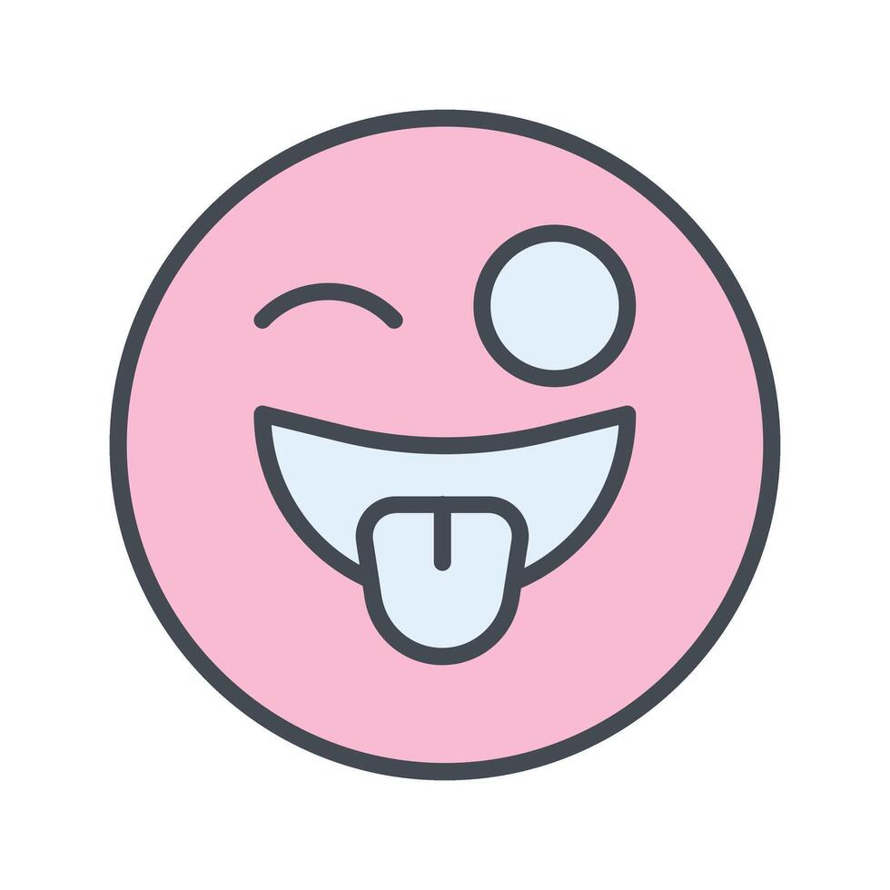 Zany Face Icon Design vector