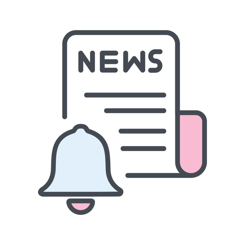 News Update Icon Design vector