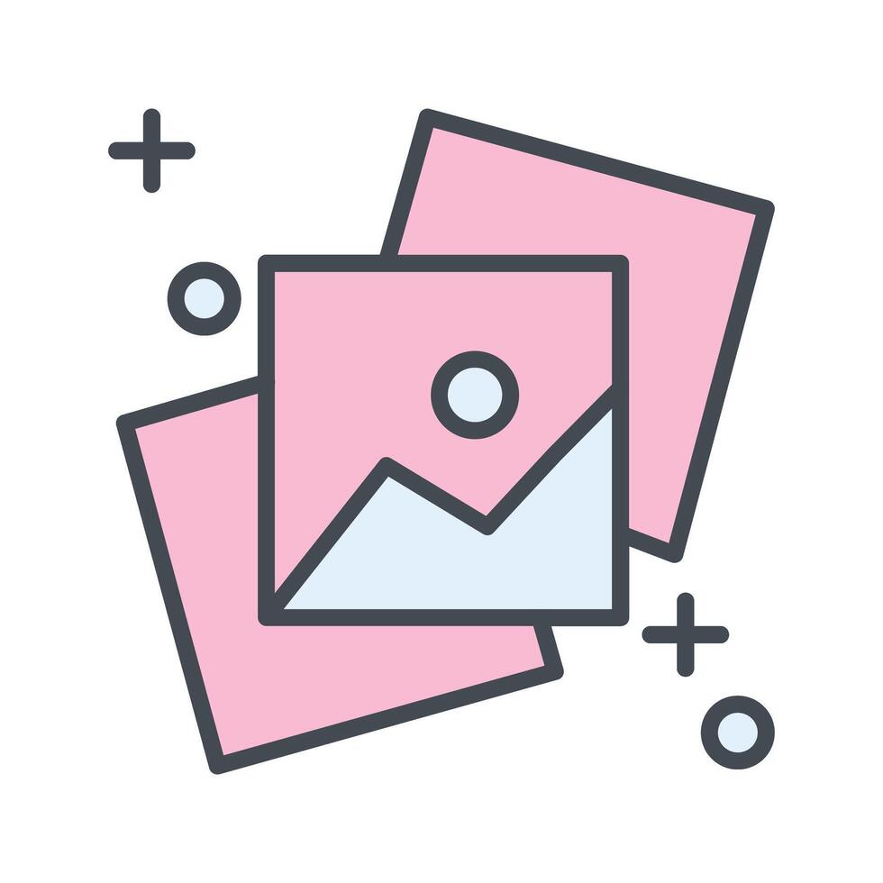 Photo Booth Icon Design vector