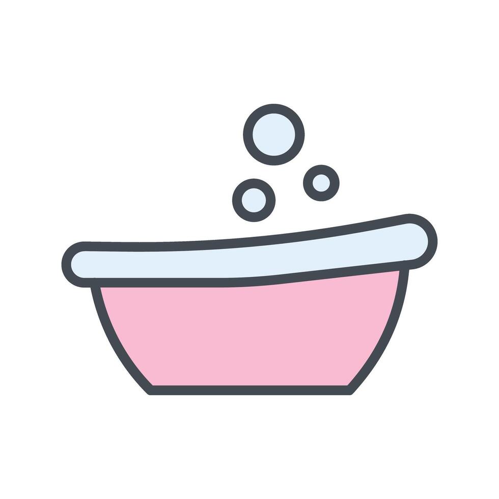 Bubble Bath Icon Design vector