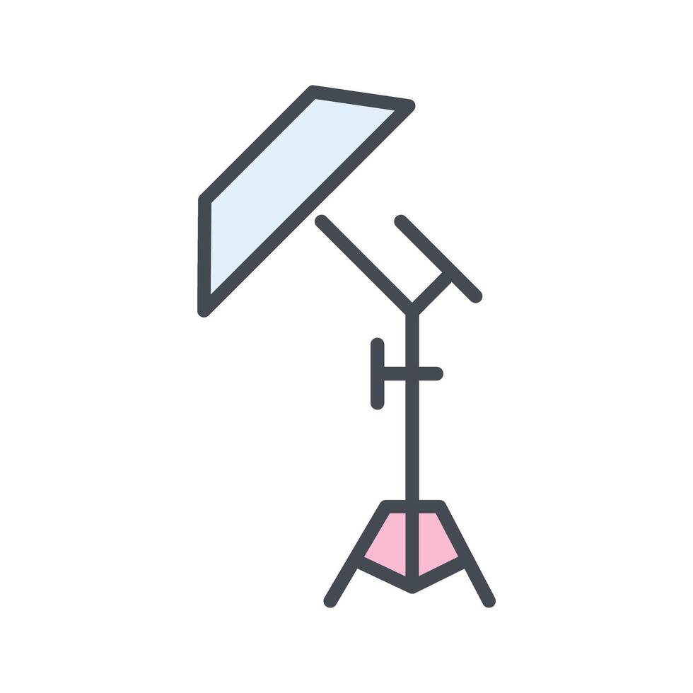 Photography Reflectors Icon Design vector