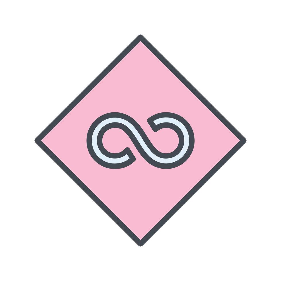 Infinity Sign Icon Design vector