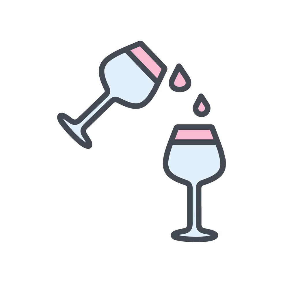 Wine Sip Icon Design vector