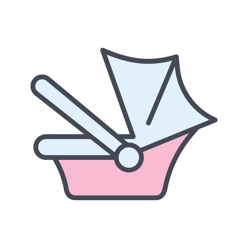 Car Seat Safety Icon Design vector