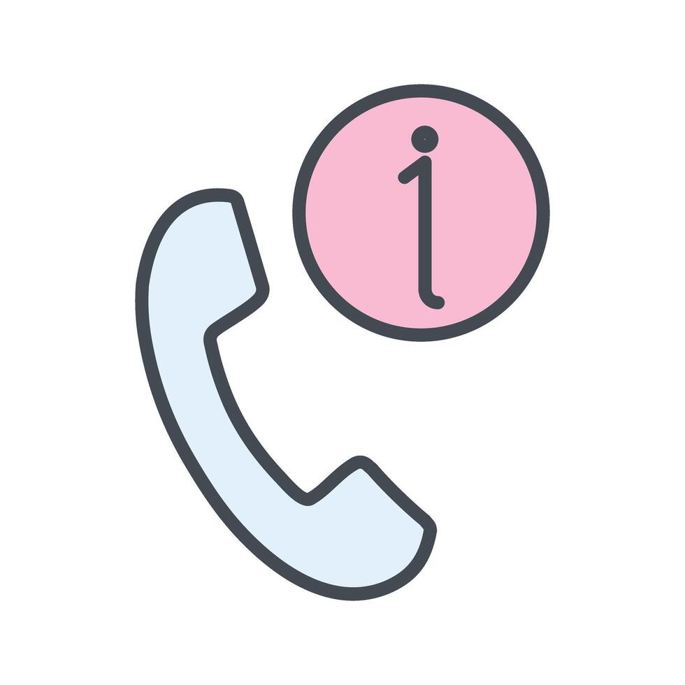 Contact Information Icon Design vector