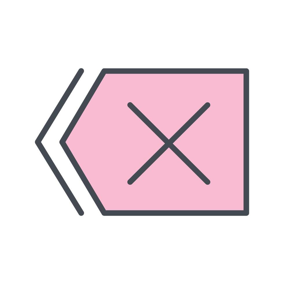 Delete Icon Design vector