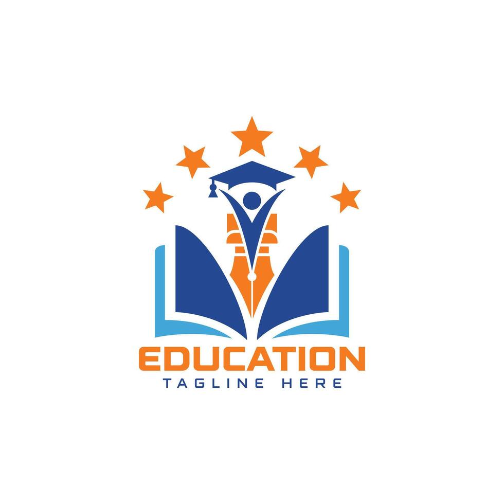 Set of University, Academy and School logo design badge. University emblem template. vector