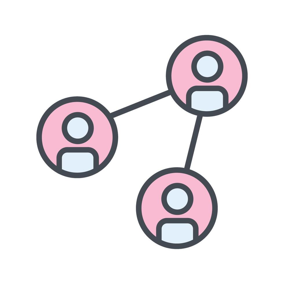 Social Network Icon Design vector